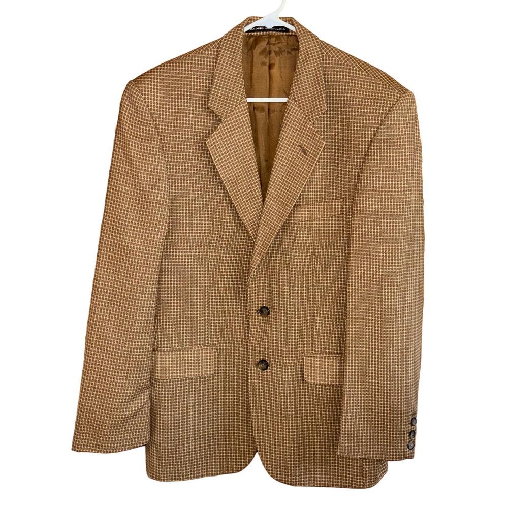 Alexandre London men’s sport coat suit jacket 100% pure new wool (Euro 48R)